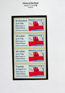 GIBRALTAR Sc UNLISTED POST & GO SET OF 2016 - (FJ25)