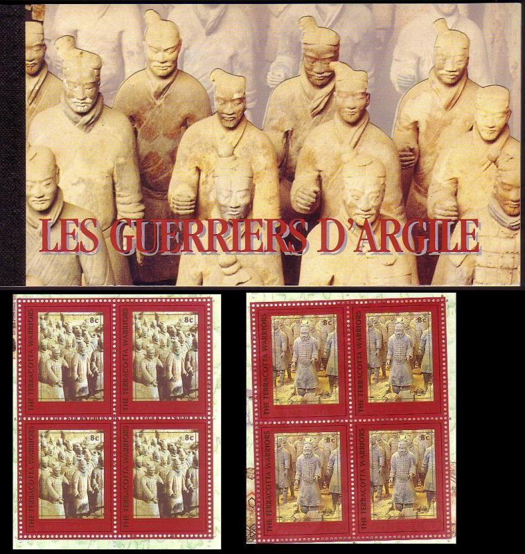 UN Geneva Terracotta Warriors booklet SG#G324-G31 SC#314-316