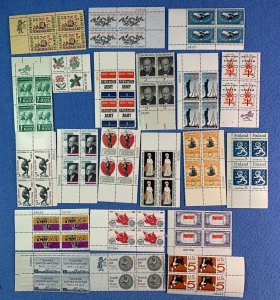 USA - 5 cents plate blocks - MNH - 21 Different - As shown - SUPERB!!!! --a