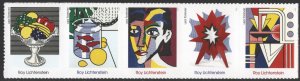 SC#5792-5796 (Forever) Roy Lichtenstein Strip of Five (2023) SA