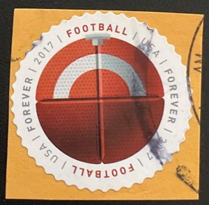 US Used #5208 Single OP Football SCV $.40