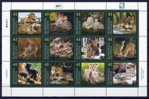 ZAYIX Marshall Islands 907 MNH Wild Cats Animals Wildlife 092723SL30M