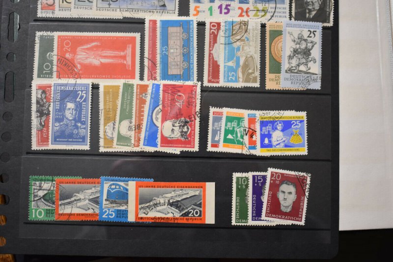 GERMANY DDR 1960 YEAR SET USED  484-531 + B's   NO SOUV SHEETS