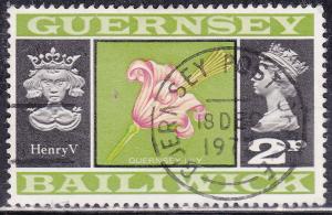 Guernsey 44 Guernsey Lily and Henry V 1971