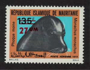 Mauritania Mediterranean Monk Seal Air Ovpt 1974 MNH SG#444 MI#466