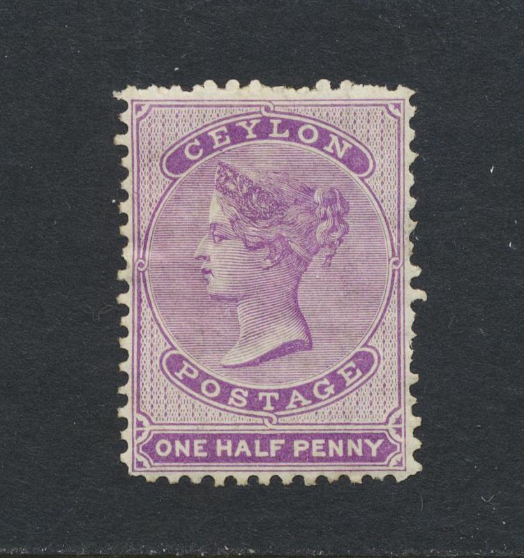 CEYLON 1864, ½d VF MINT SG#18 (SEE BELOW)