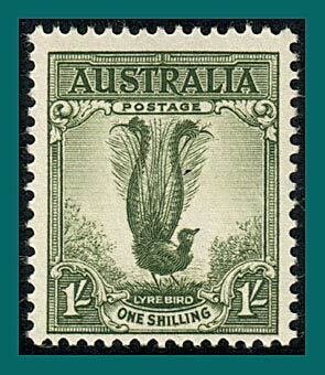 Australia 1956 Lyrebird, MNH #300,SG230d