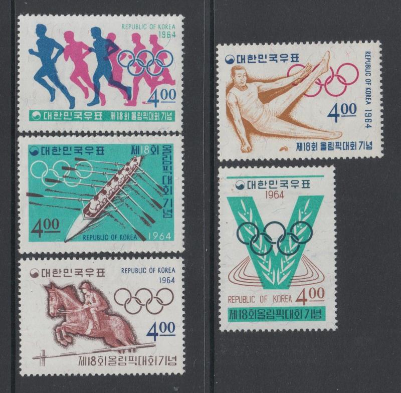 XG-M593 S. KOREA - Olympic Games, 1964 Japan Tokyo '64, Equitation... MNH Set