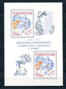 Czechoslovakia 1976 Souvenir Sheet Mi Block 33 MNH  7713