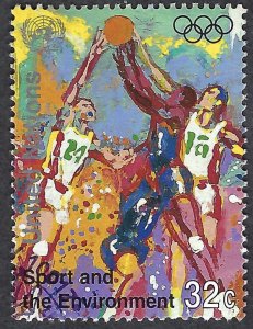 United Nations #683 32¢ Sport and the Environment (1996). Used.