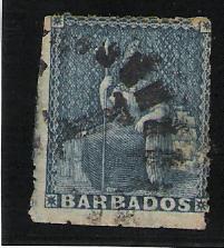 Barbados  Scott# 2  Used