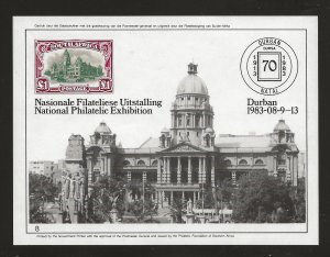 SOUTH AFRICA SC# DURBAN '83  FVF/MNH