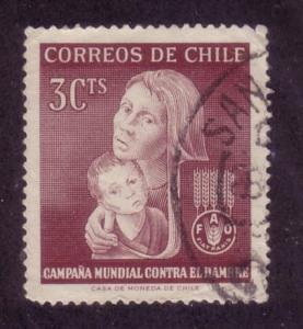 Chile Sc. # 342 Used Mother & Child