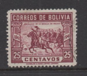 Bolivia  Scott # 283  used    Single