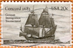 Scott 2040 German Immigration Tricentennial  used