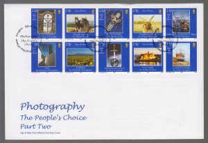 Isle of Man -  2002  Photography (#2) pane of 10 ,  on  FDC