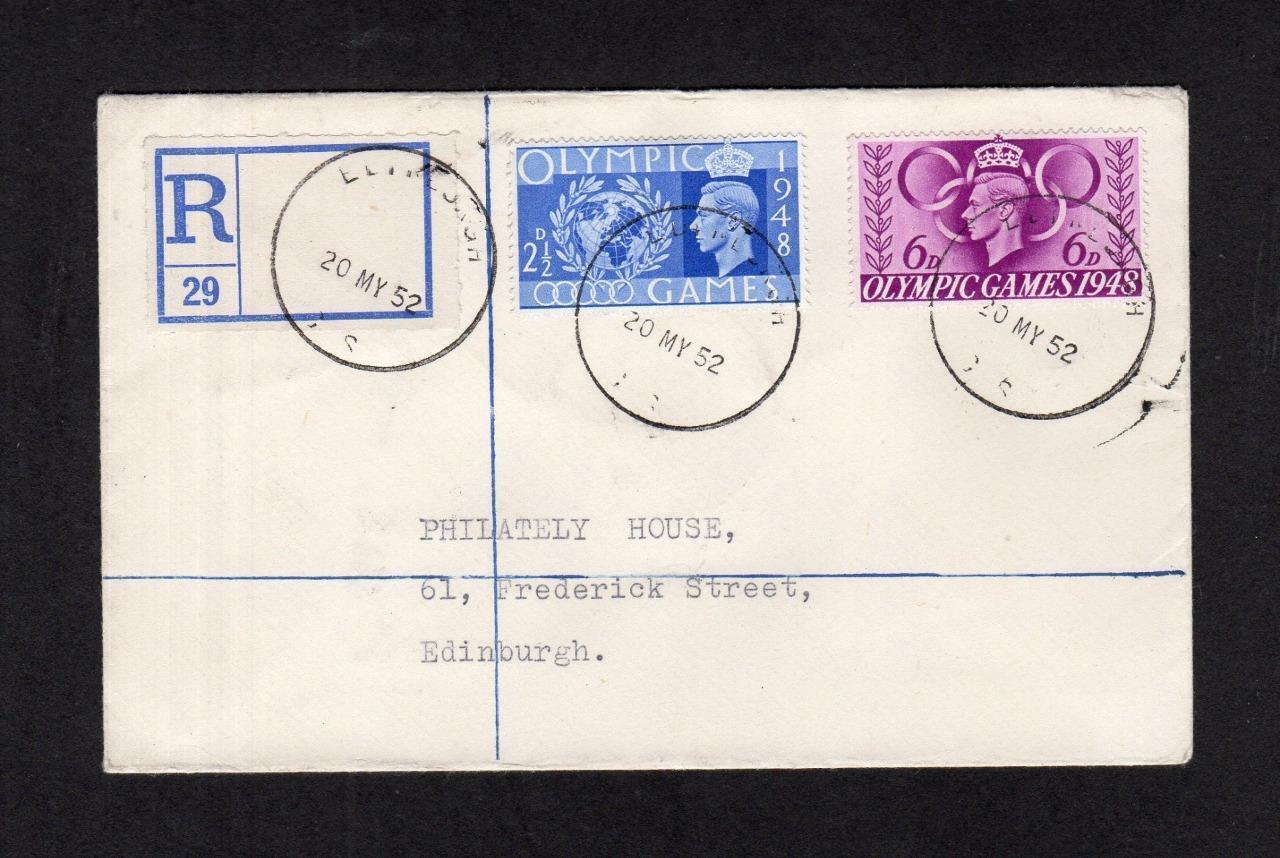 1952 Cover With Edinburgh (Church of Scotland Assembly) Event Postmarks