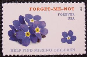 US #4987 MNH Single Missing Children Forget-Me-Not