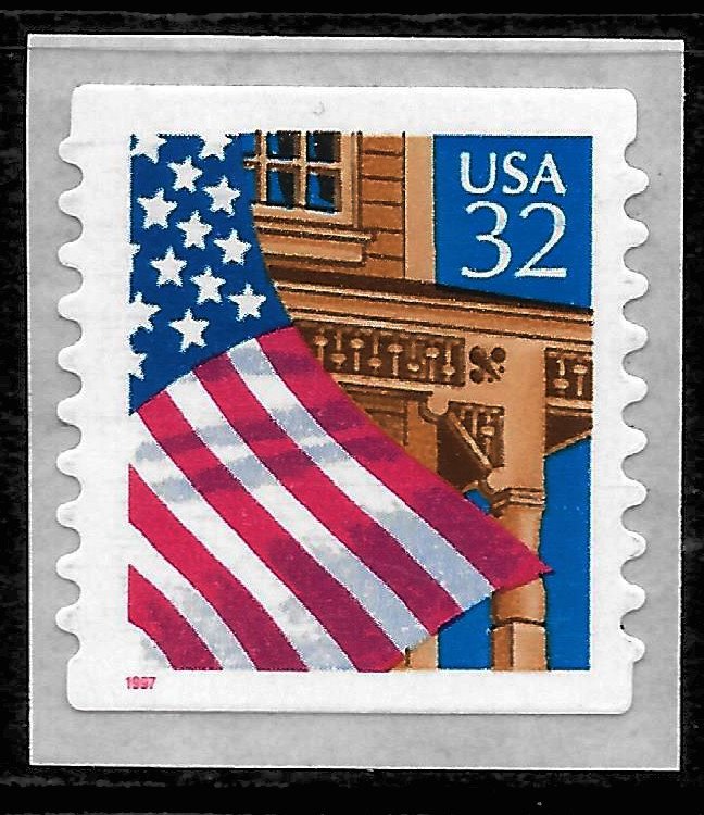 Sc 2915D  32¢ Flag Over Porch Single, MNH