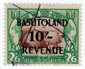 (I.B) Basutoland Revenue : Duty 10/-