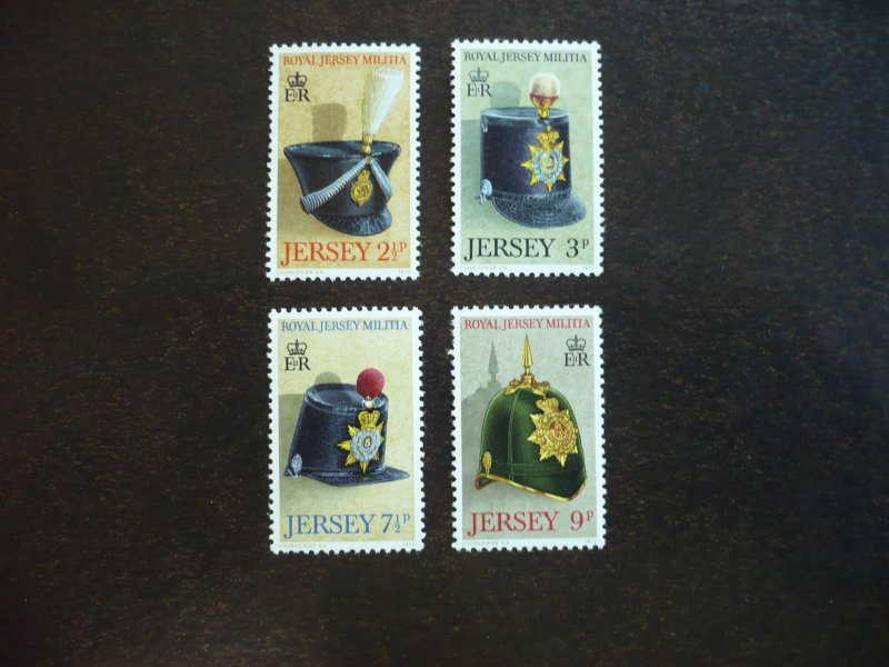 Stamps - Jersey - Scott# 69-72 - Mint Never Hinged Set of 4 Stamps