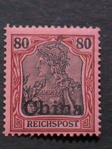 ​GERMANY-OFFICE IN CHINA-1901 SC#32-MINT ORIGINAL GUM121 YEARS OLD VF STAMP