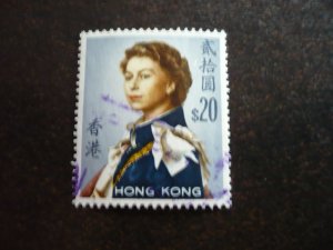 Stamps - Hong Kong - Scott# 217 - Used Part Set of 1 Stamp