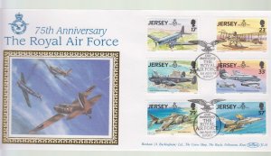 Jersey 1993 RAF on Benham Silk FDC