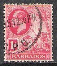 Barbados #118 KG V Used