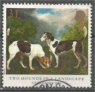 GREAT BRITAIN, 1991, used 31p, Dogs, Scott 1347