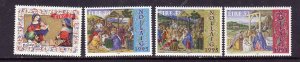 Ireland-Sc#988-91-unused NH set-Christmas-1995-