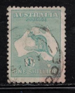 AUSTRALIA Scott # 51b Used - Kangaroo & Map Type