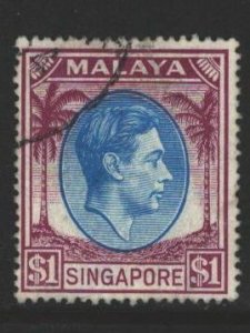 Singapore Sc#18a Used