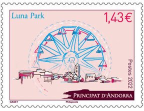 Scott #854 Luna Park MNH