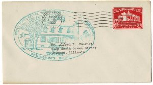 USA cover Mount Vernon VA 1932
