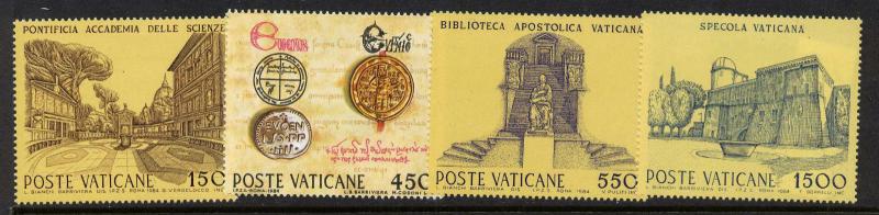 Vatican 733-6 MNH Pontifical Academy of Science