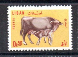 LEBANON - 1965 - FARMING ANIMALS - COW - VEAL - 0p50 -
