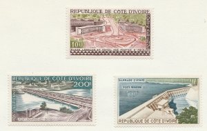 IVORY COAST Place Lapalud Railway Bridge Ayame Dam MH* Stamps A34P4F41927-