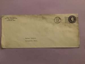 U.S. The Tax Commissioner Hartford Conn 1933  Pre Paid Stamp Cover R50867