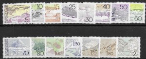 Liechtenstein 513-27  1972  set 15  VF  NH