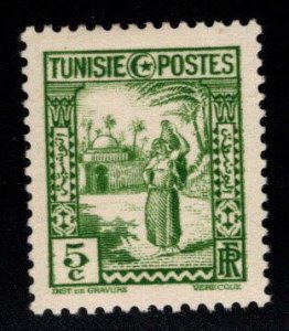 Tunisia Scott 125 MH*  stamp nice cancel