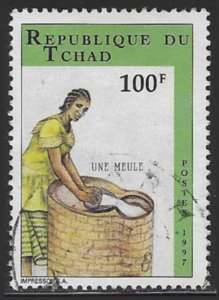Chad #760 (1997), postally used single, cat. $0.40
