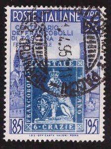 Italy Scott 569 Tuscany stamp centennial  CV$37.50