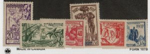 New Caledonia 208-213 Set Mint hinged