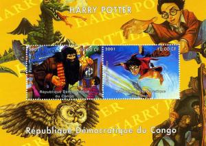 Congo 2001 HARRY POTTER s/s Perforated Mint (NH)