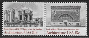 US #1930 & 1931 American Architecture ~ MNG
