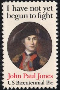 SC#1789A 15¢ John Paul Jones Single: Perf 11 (1979) MNH