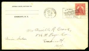 US #657 Sullivan First Day Cover, Binghamton NY cancel, one of a few cities m...