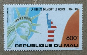 Mali 1986 Statue of Liberty, MNH. Scott C520, CV $5.25