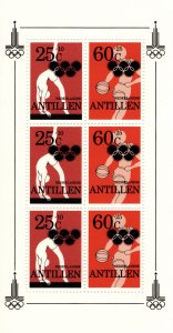 Netherlands Antilles 1980 Sports Funds, Miniature Sheet [Mint]